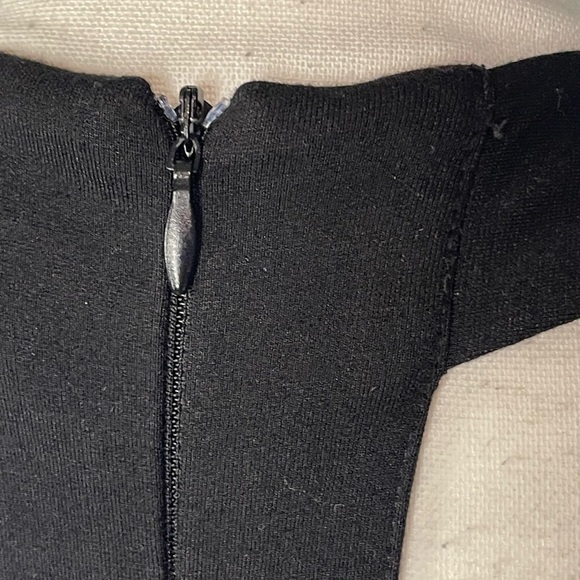 Lulu’s XS Black Stretchy Cutout and About Black Skater Dress - Picture 11 of 14